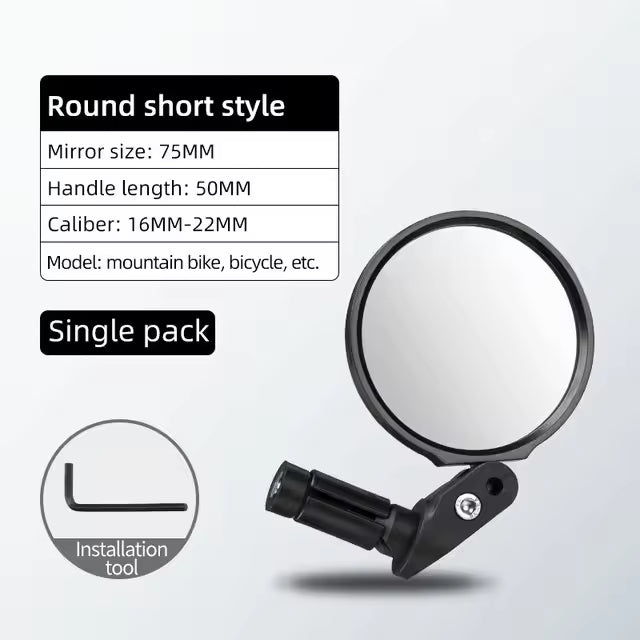 Bike Rear View Mirror 360 Rotatable 1pc