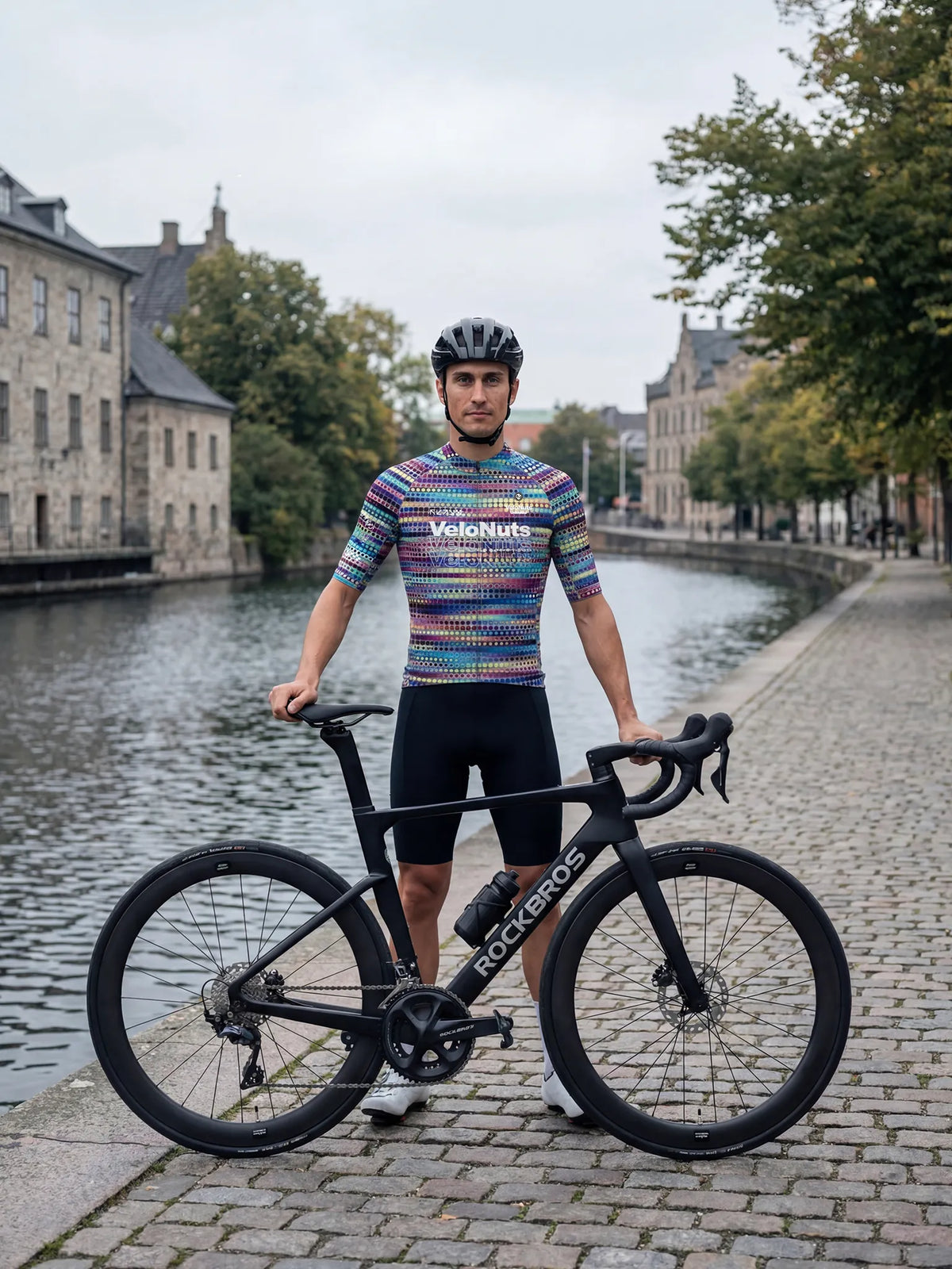 Men's Cycling Jersey Retro Signal#Type_Neon Dotwave