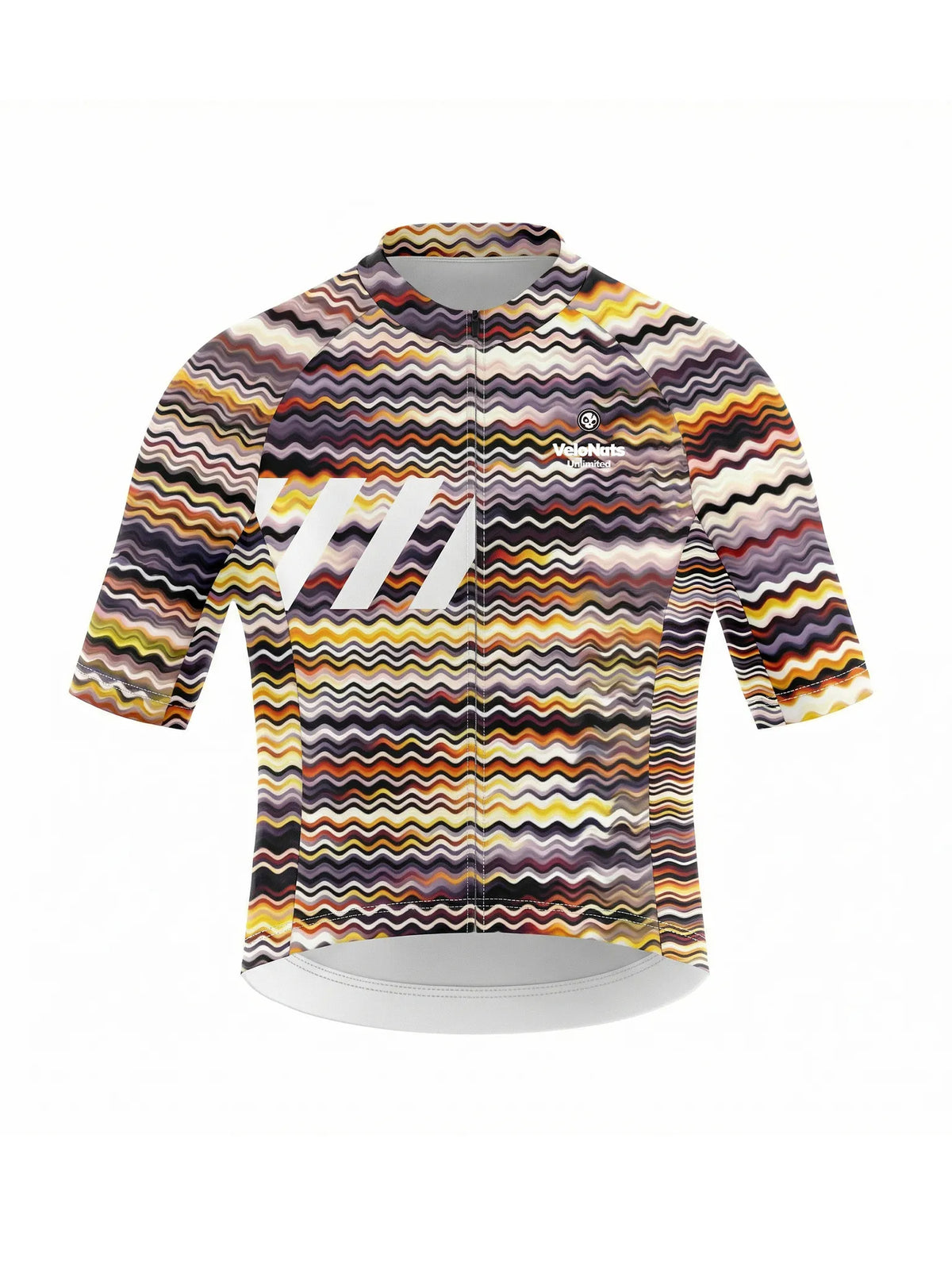 Men's Cycling Jersey Retro Signal#Type_Psychedelic Wave