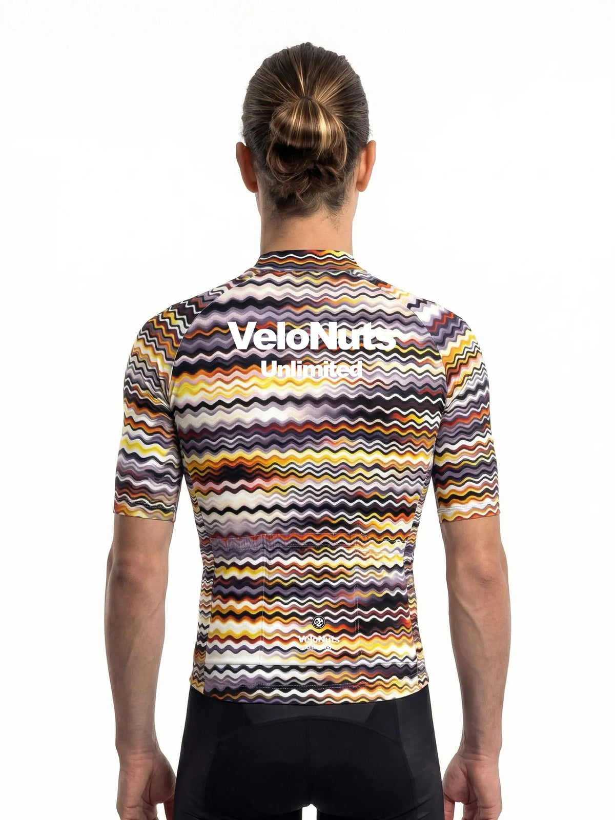 Men's Cycling Jersey Retro Signal#Type_Psychedelic Wave