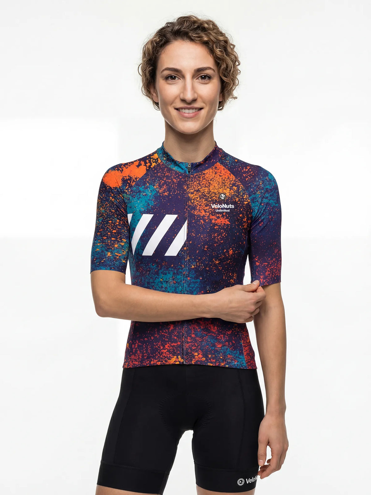 Women's Cycling Jersey Ink Burst#Type_Solar Spray