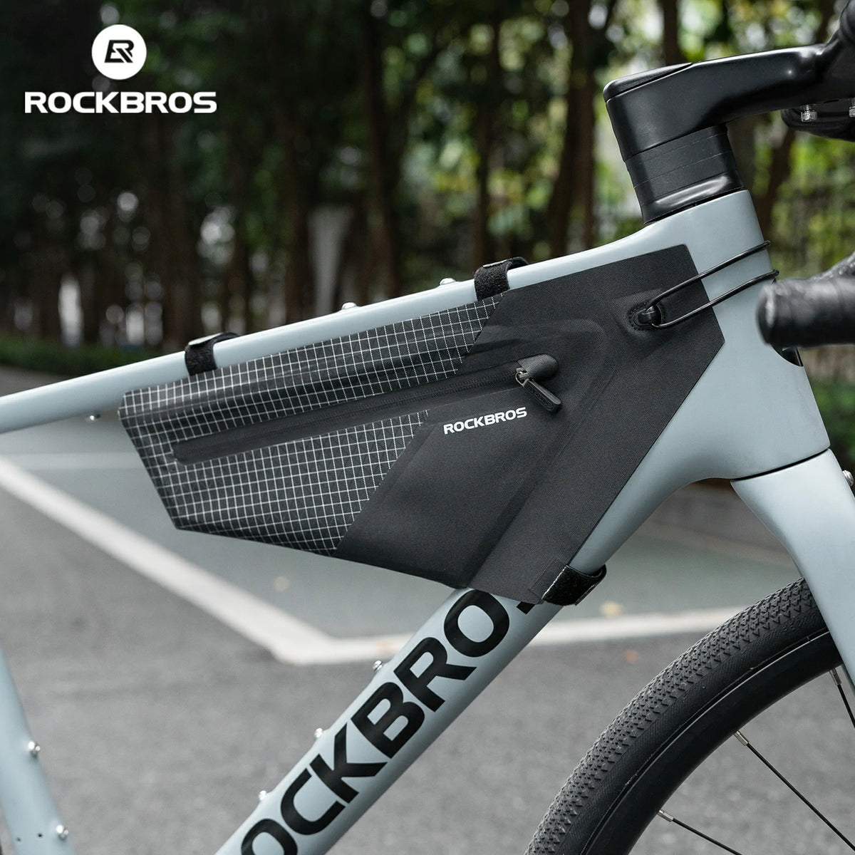 AS-165 Bolsa para cuadro de bicicleta 100% impermeable 1.7L