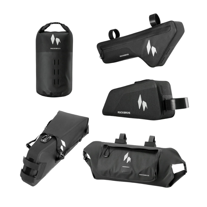 Juego de alforjas RideMate 100% impermeables