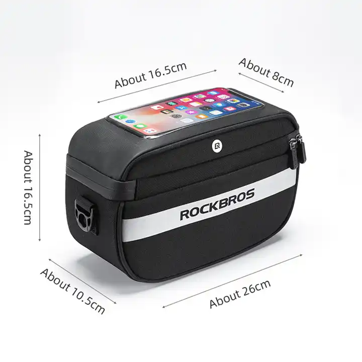 Bolsa de Bicicleta, Bolsa Delantera Portátil para Bicicleta
