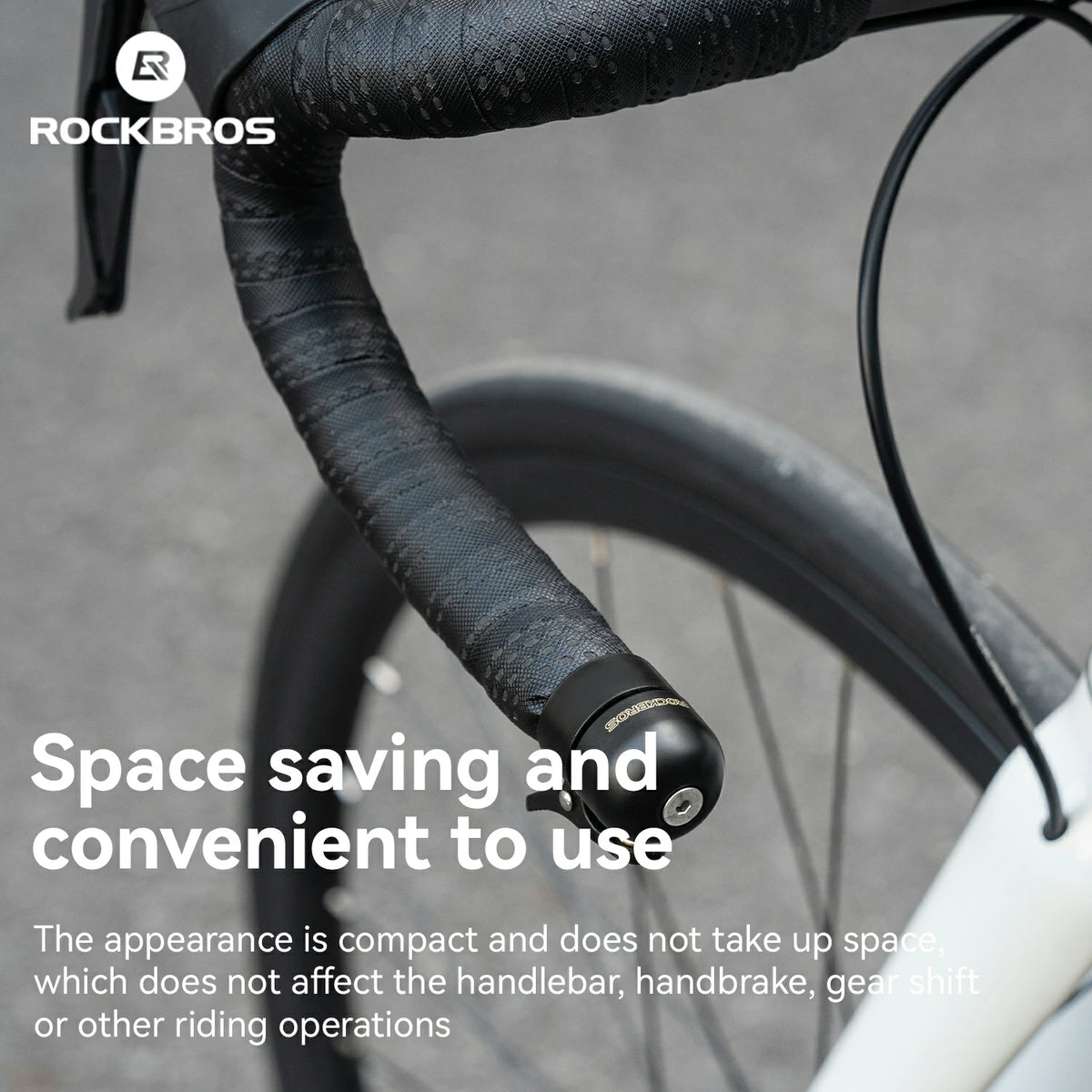 Space saving bike bell design