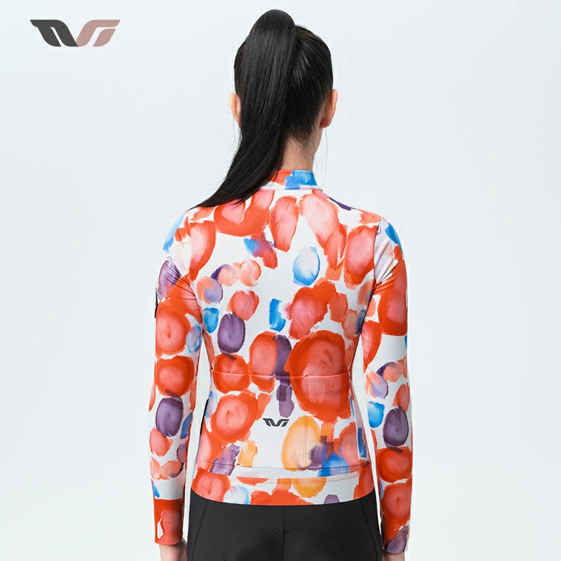 TVI Cycling Jersey Fleece Long Sleeve for 41–68 °F