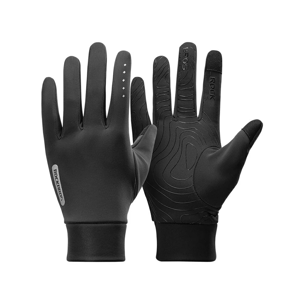 Full-Finger Thermal Cycling Gloves for 41–59°F