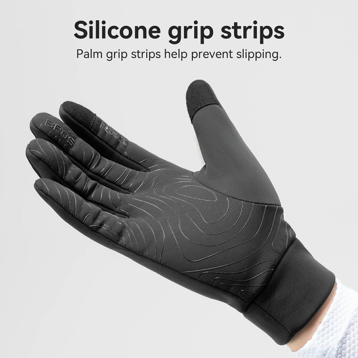 Full-Finger Thermal Cycling Gloves for 41–59°F