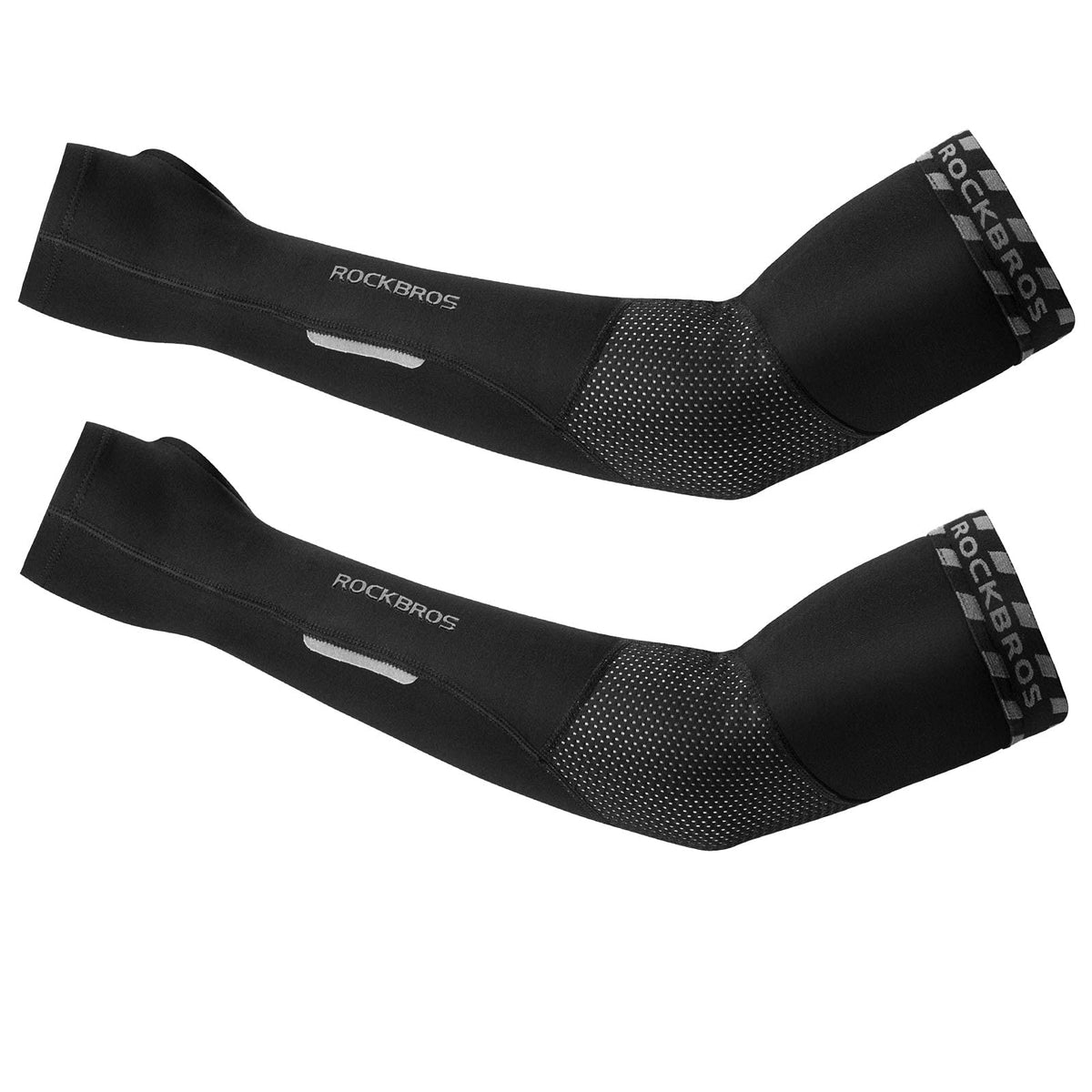 Manguitos térmicos ROCKBROS con orificios para los pulgares para hombres y mujeres