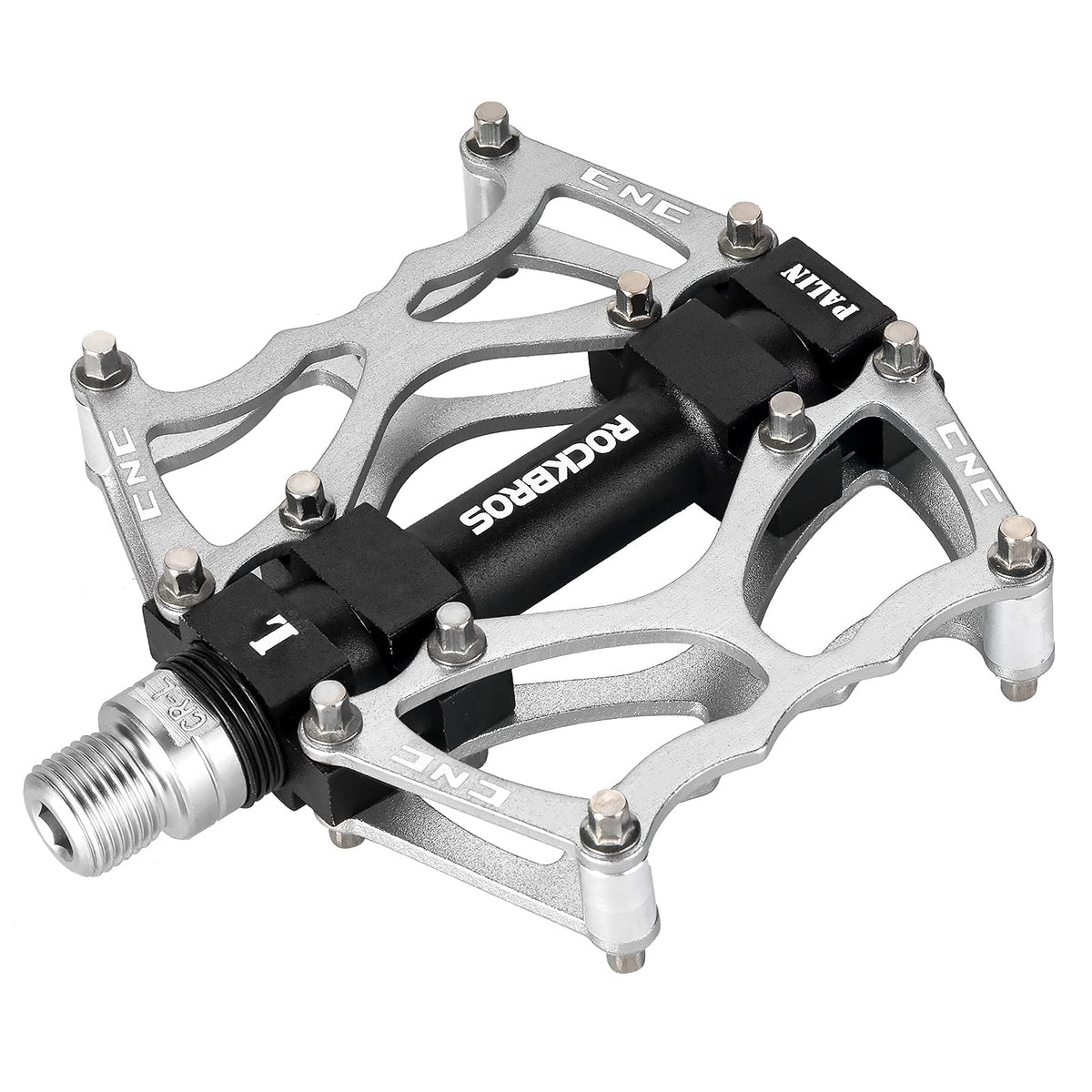 ROCKBROS Lightweight Aluminum Alloy Bike Pedals with Wide Platform Grip - ROCKBROS