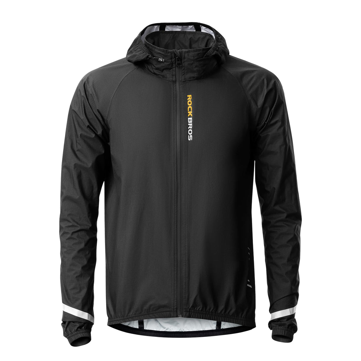 Chaqueta impermeable de ciclismo para hombre ROCKBROS con capucha, ligera y reflectante