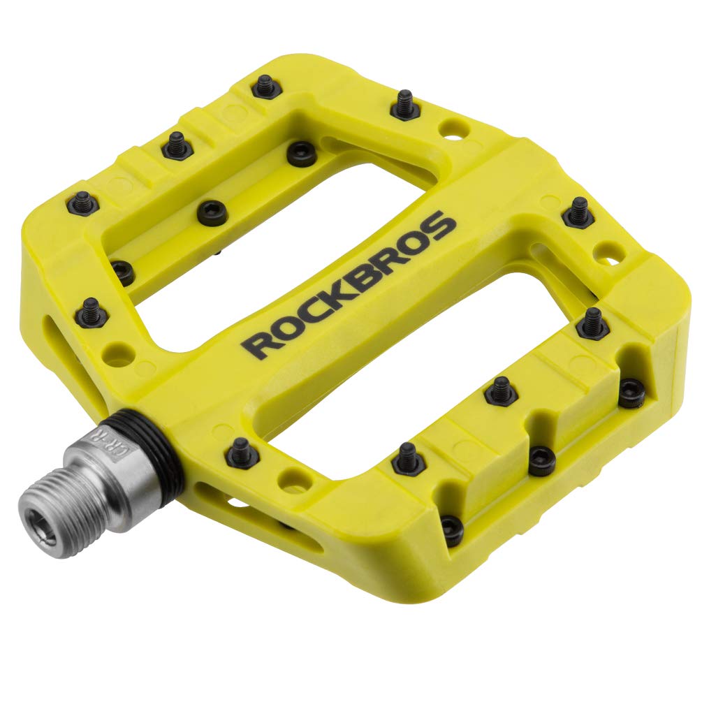 ROCKBROS Nylon Fiber Bicycle Platform Pedals for BMX MTB 9/16" - ROCKBROS