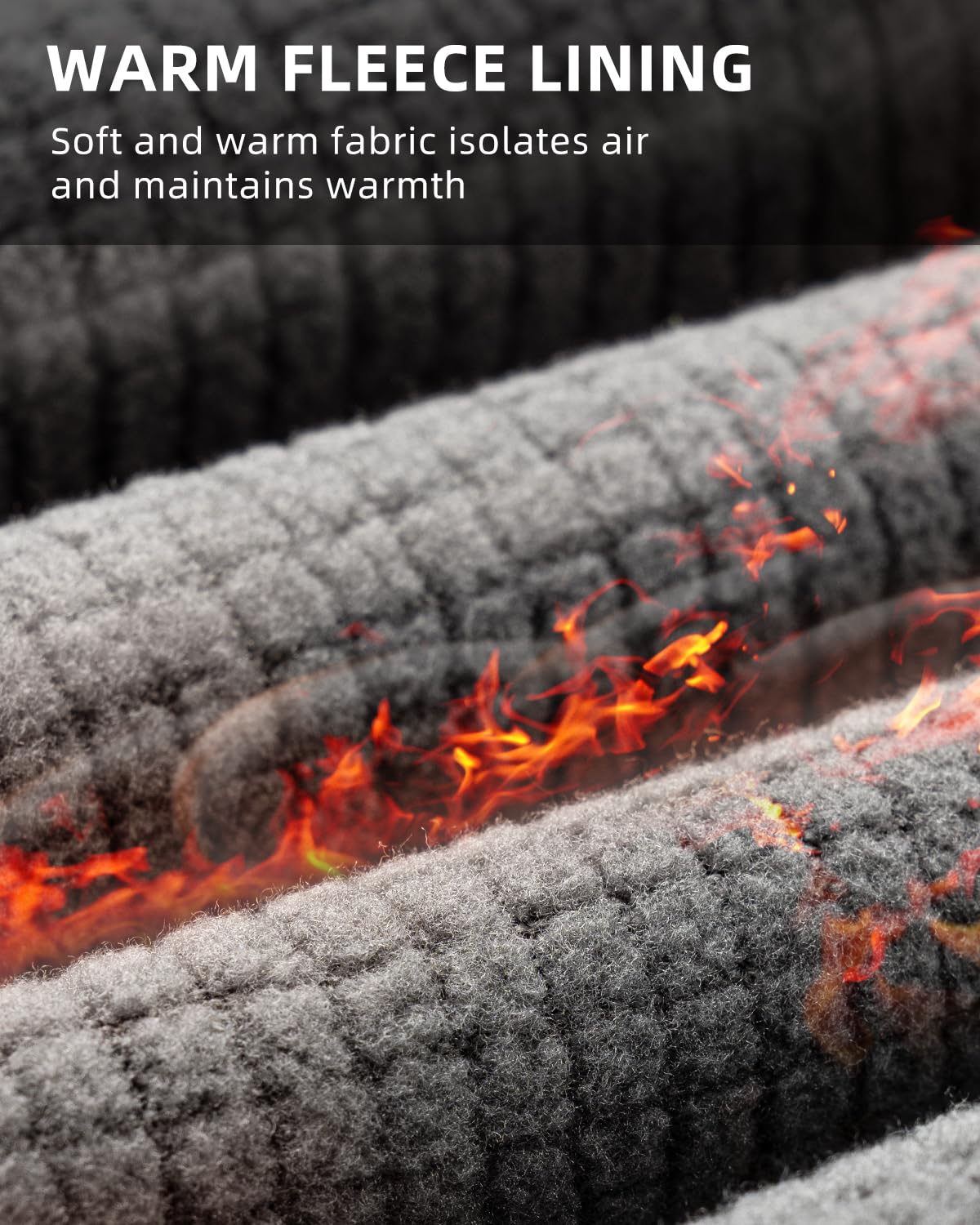 ROCKBROS Men¡¯s Windproof Winter Cycling Pants warmth fleece-lined for outdoor hiking