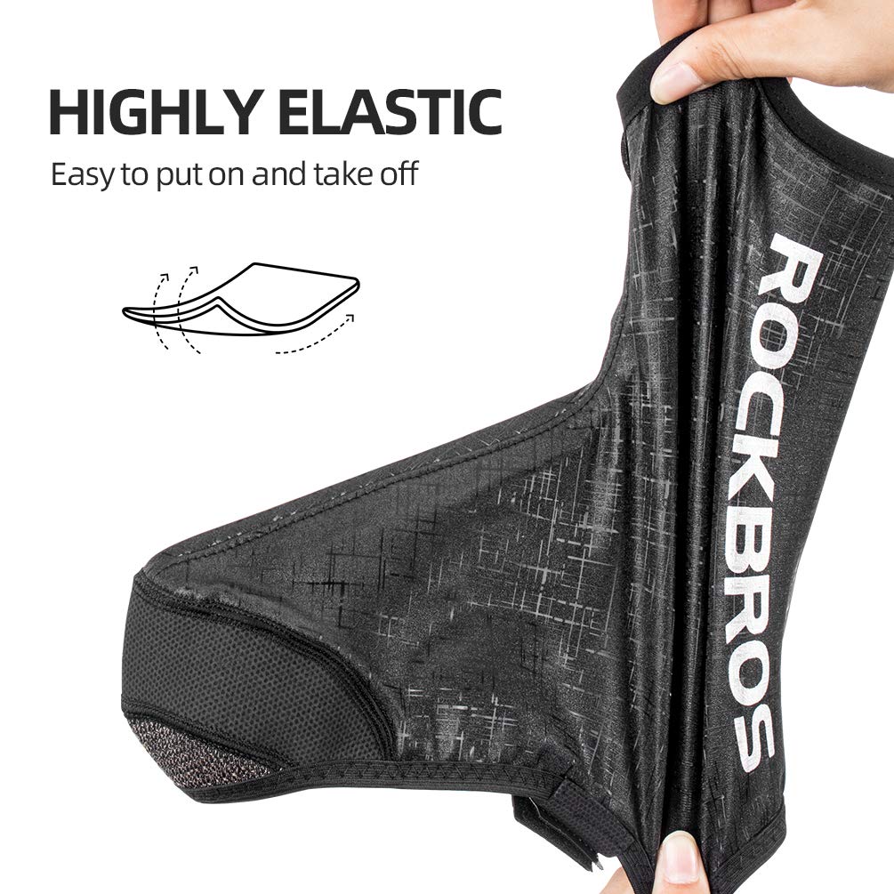 ROCKBROS Thermal Windproof Bike Shoe Covers for Mountain Road - ROCKBROS
