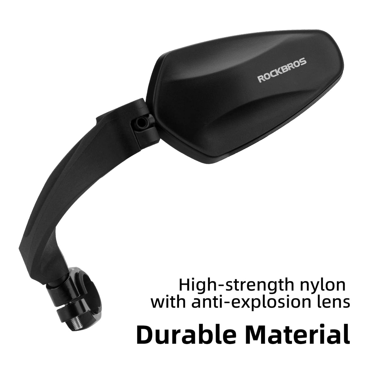 ROCKBROS Bike Handlebar Rear View Mirror with HD Anti-Glare Glass - ROCKBROS