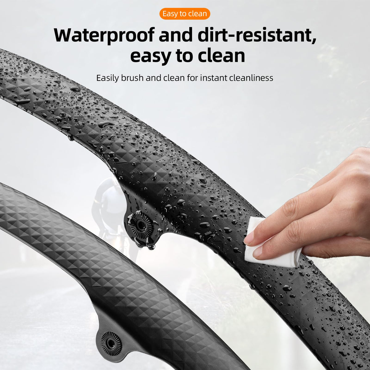 ROCKBROS Adjustable Bike Fenders Set for Road Bikes Easy Install - ROCKBROS