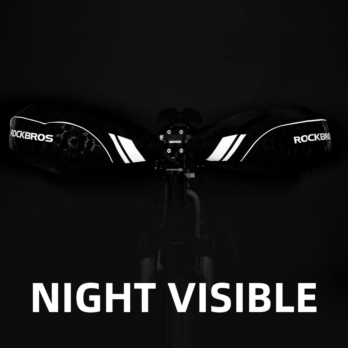 ROCKBROS Thinsulate Windproof Thermal Mountain Bike Handlebar Mittens - ROCKBROS