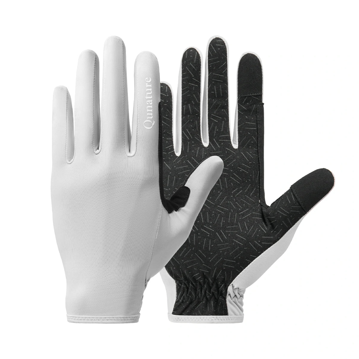 Lightweight outdoor sun protection gloves #Color_Light Gray