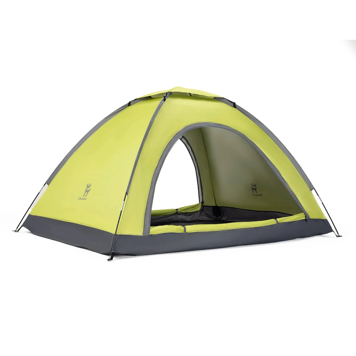 Green camping tent
