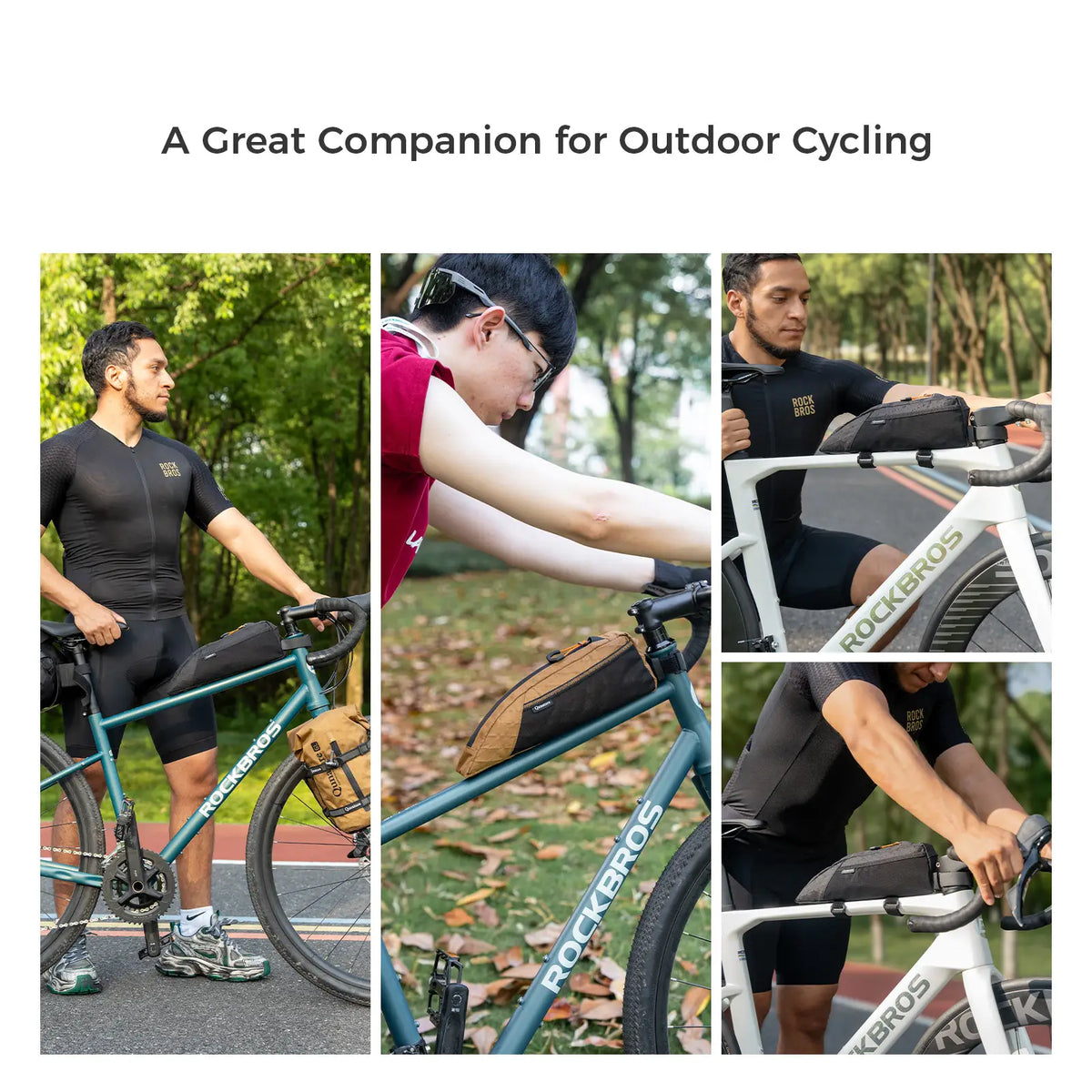 This top tube bag is perfect for outdoor cycling