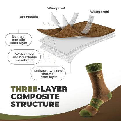 Qunature Waterproof Socks Breathable