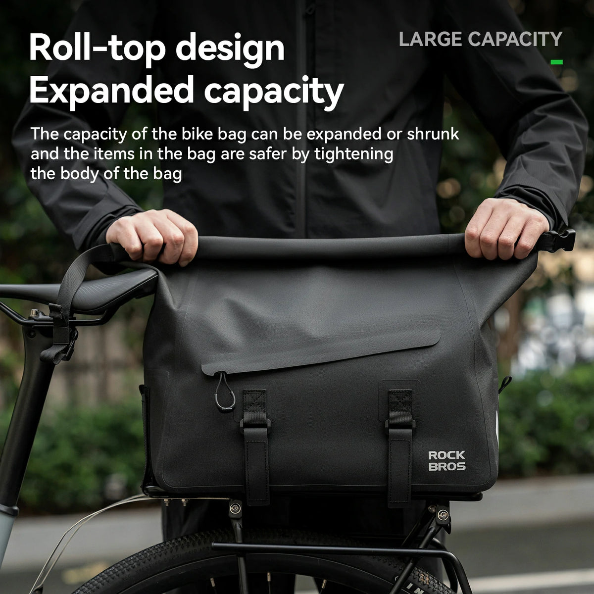ridemate-100%-waterproof-bike-rear-rack-bag-16L