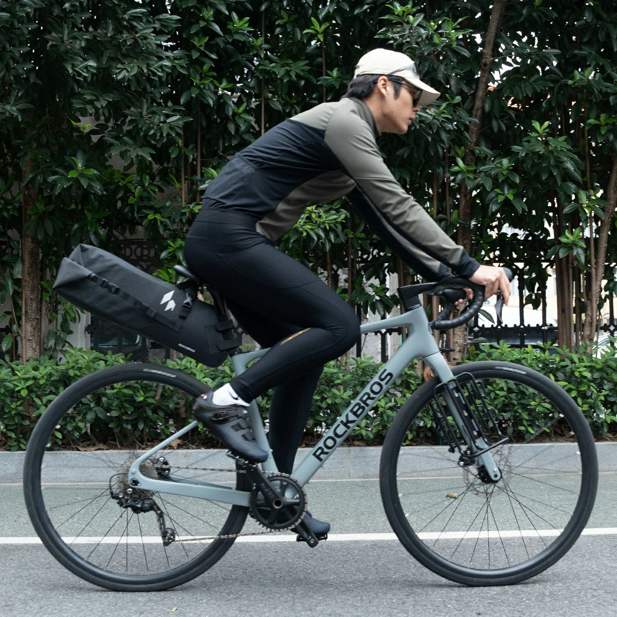 Bolsa trasera impermeable para bicicleta RideMate 13L