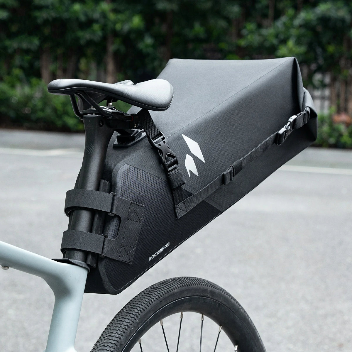 Bolsa trasera impermeable para bicicleta RideMate 13L