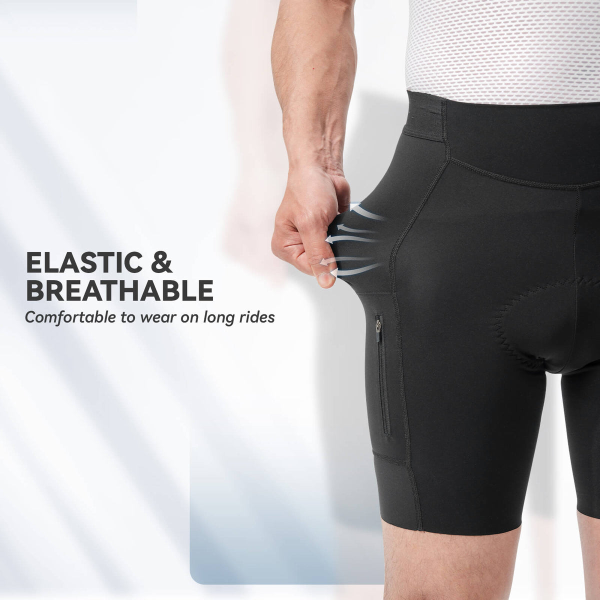 road-to-sky summer men’s cycling shorts tldk001 with breathable quick-dry fabric for warm weather rides