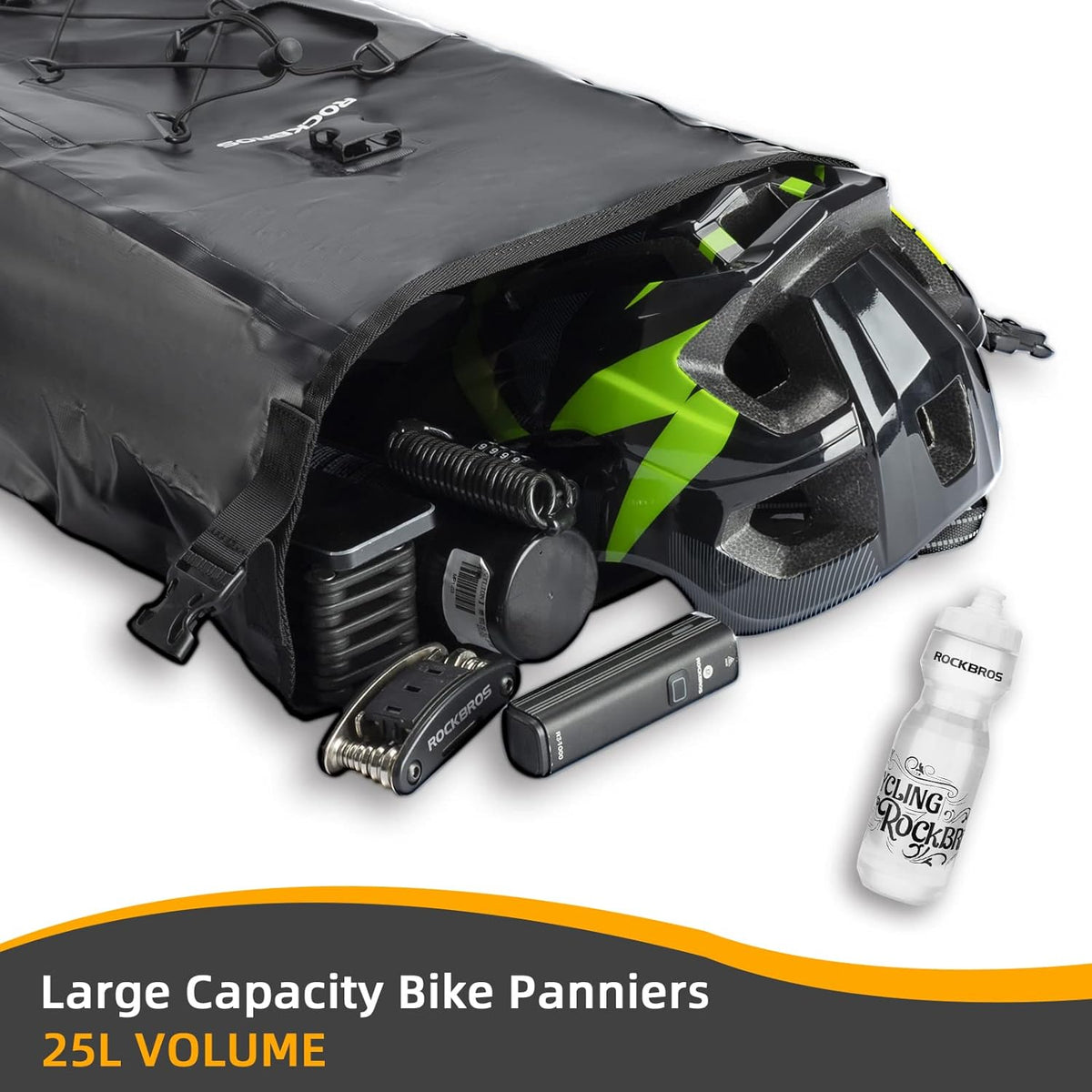 rockbros cycling panniers 32l#color_black