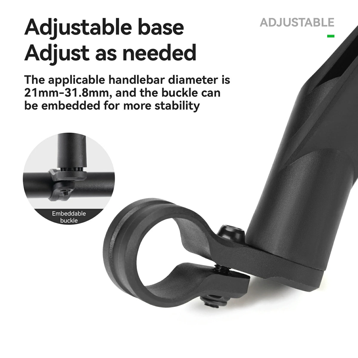 Adjustable Handlebar Bike Rearview Mirror Mirror with Anti-Glare Glass