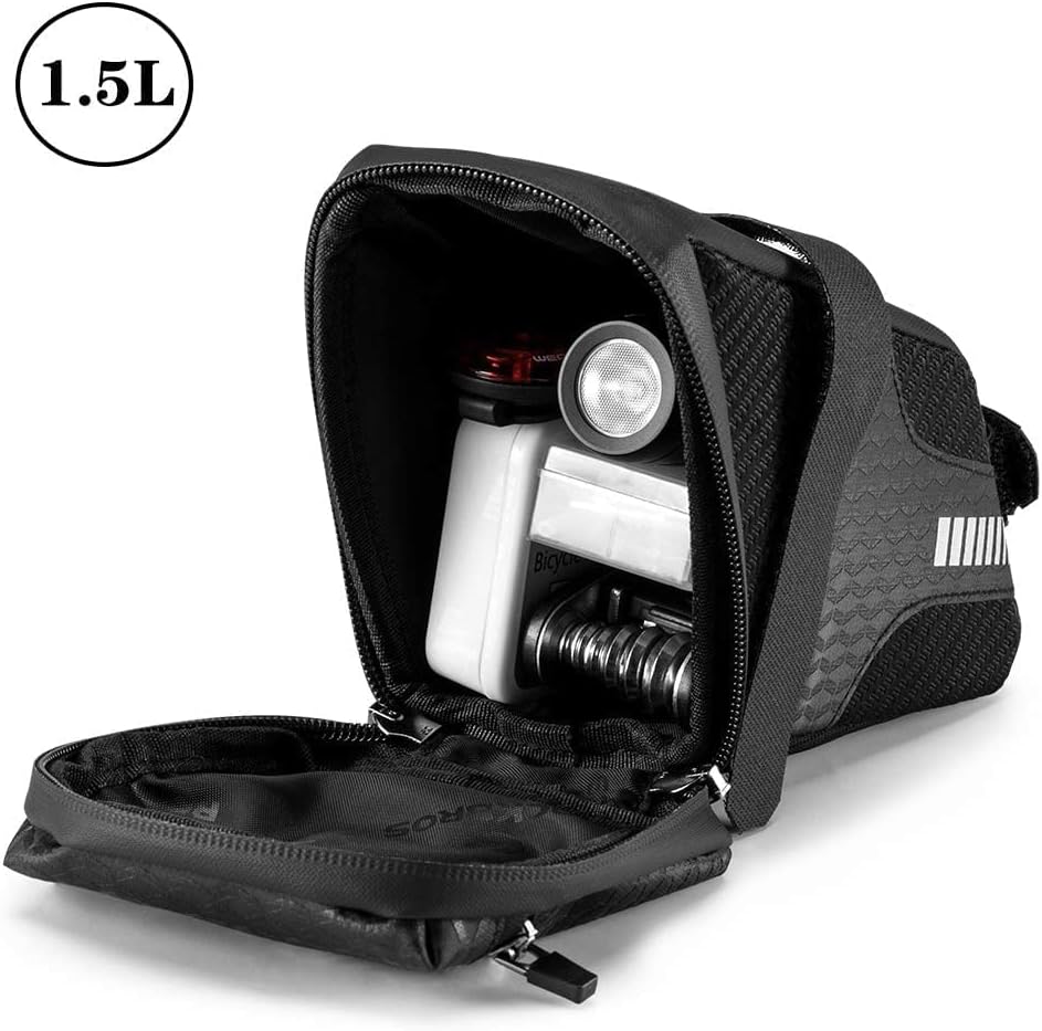 cycling saddle bag 1.5l