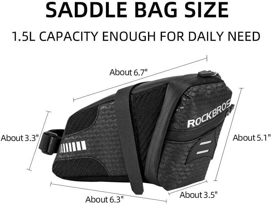 rockbros bike seat pouch