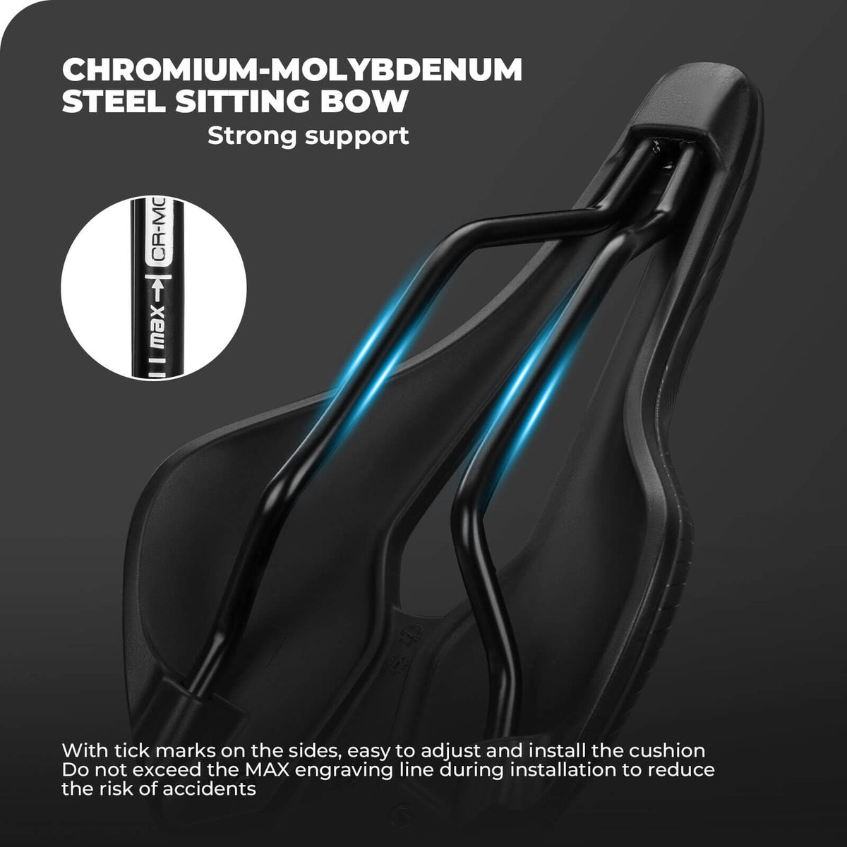ROCKBROS Bike Saddle Comfortable