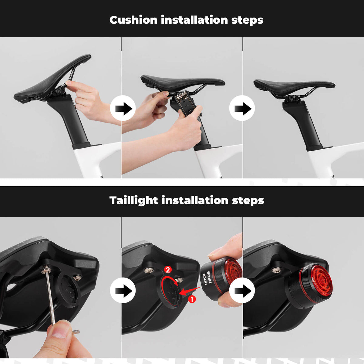 ROCKBROS Bike Saddle Comfortable