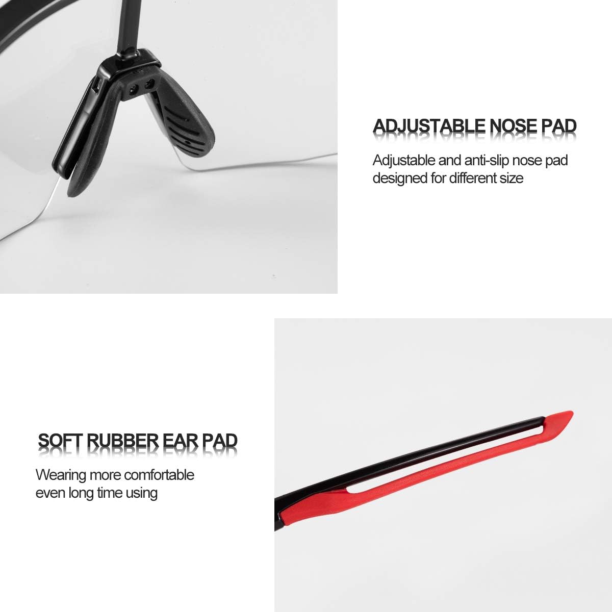 photochromic sunglasses for adults#color_black-red