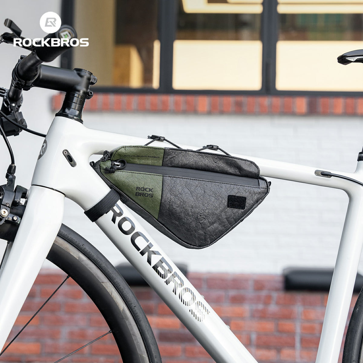splash-proof bicycle triangle storage bag for mtb road