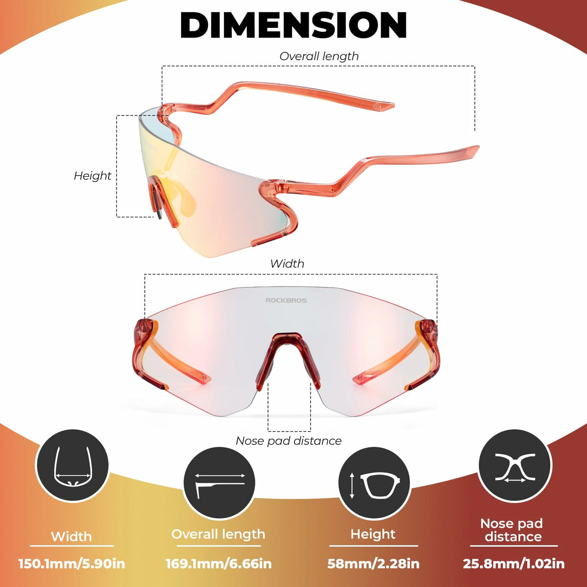 sports-photochromic-sunglasses-uv-protection-tr90-frame-rockbros#color_red