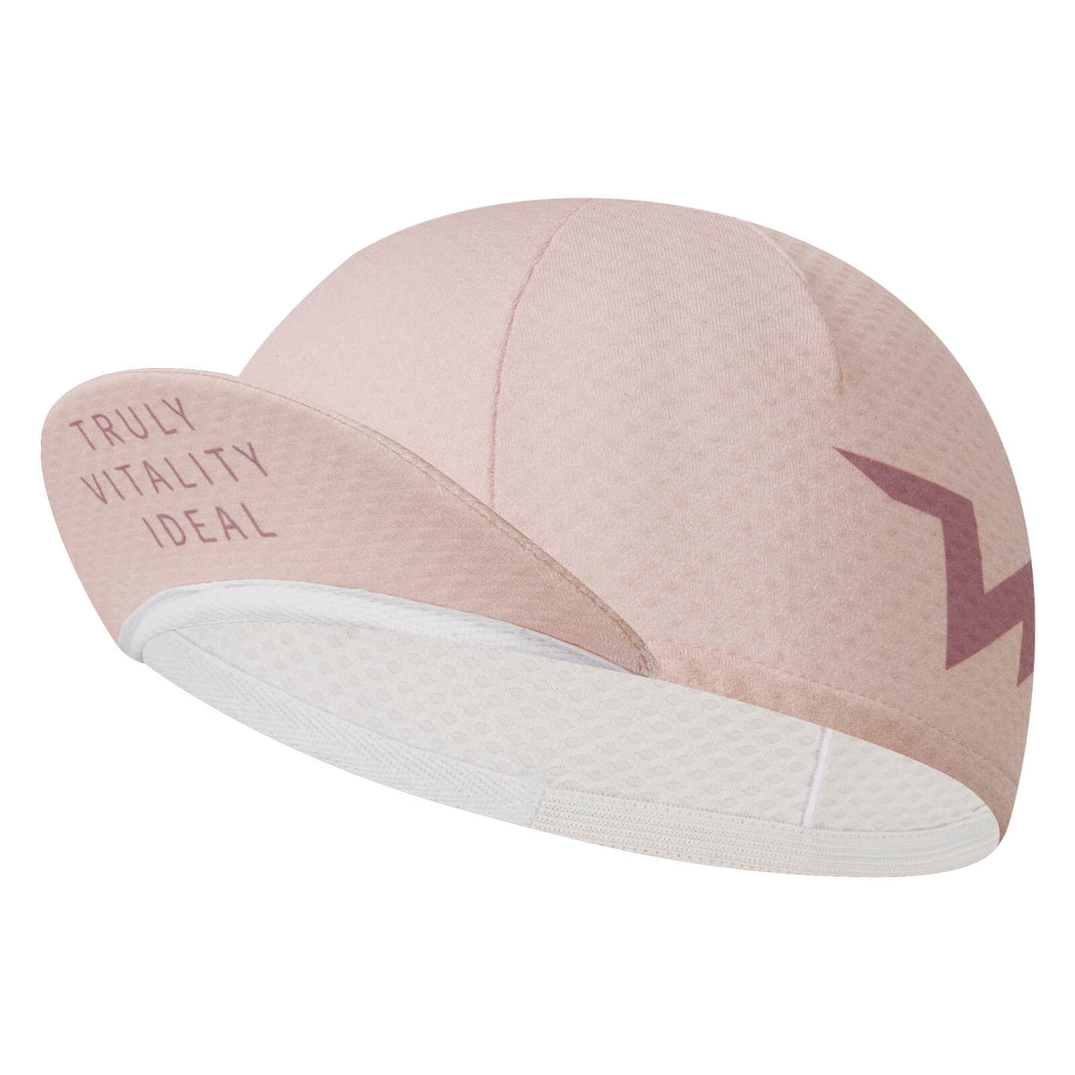 TVI lightweight cycling cap designed to be worn under a helmet, offering sun protection, sweat absorption, and all-day comfort. #Style_Pink