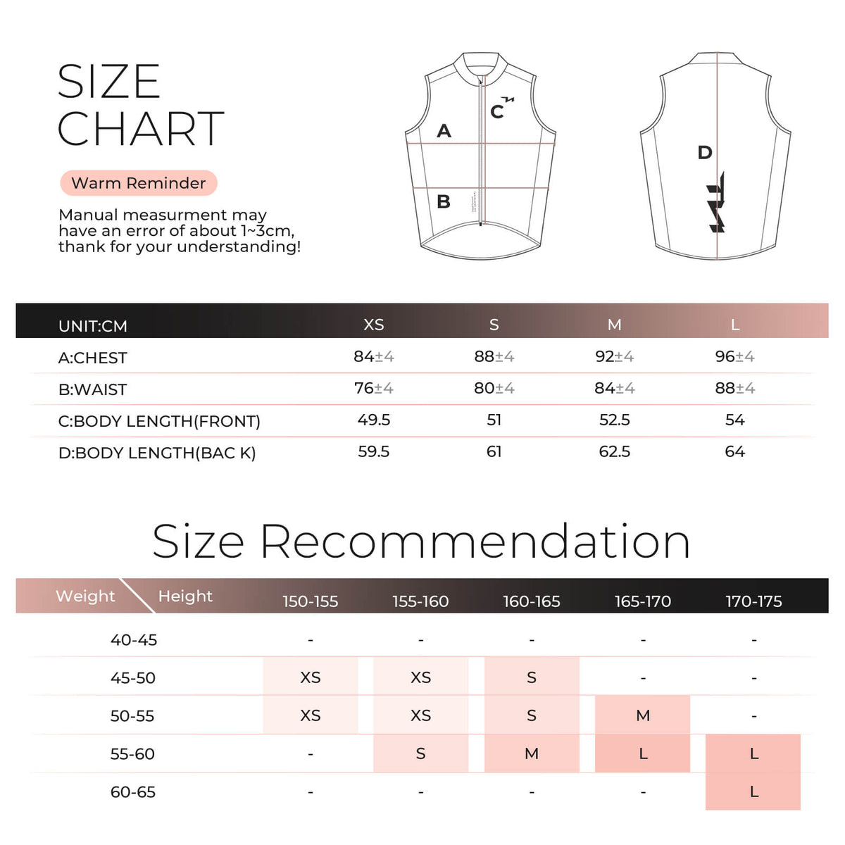 TVI windproof women's cycling vest MJ008, lightweight and breathable design for added protection during windy rides.