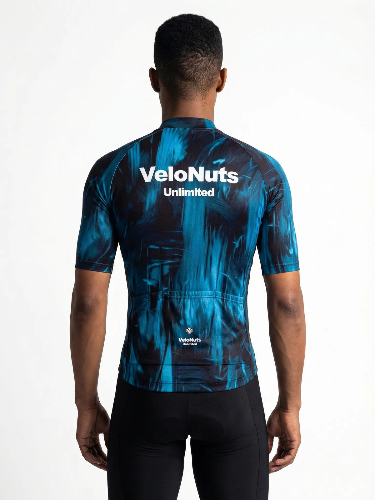 Men's Cycling Jersey Ink Burst#Type_Blue Phantom