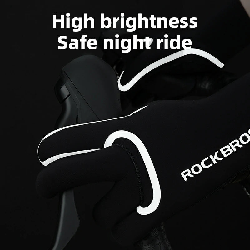 Winter Riding Gloves Water Repellent Full-Palm Silicone
