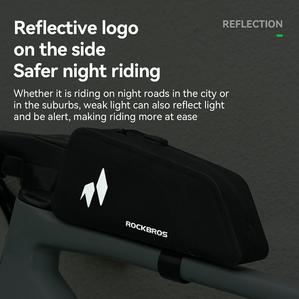 RideMate 100% Waterproof Top Tube Bag 1L
