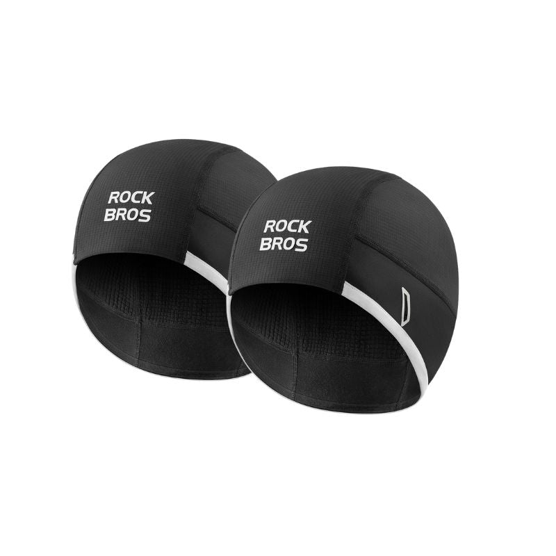 Two black wrist wraps with 'Rock Bros' branding on a white background #Color_two