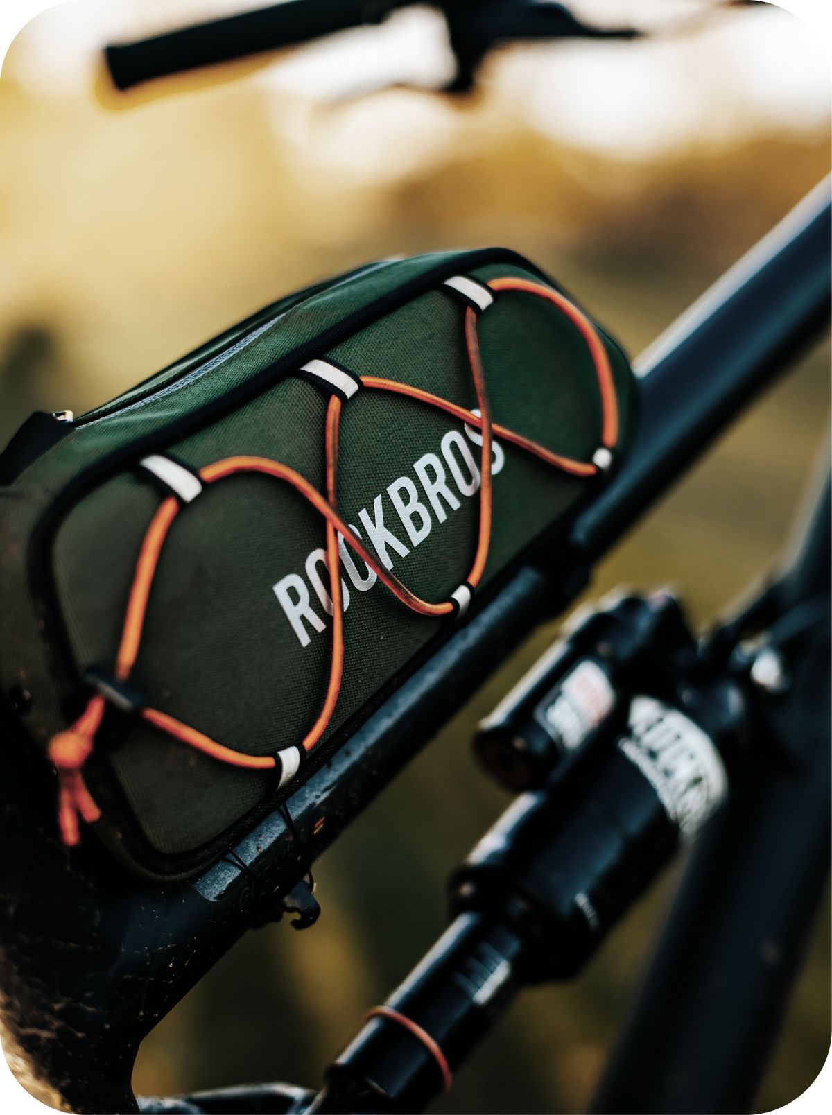 ROCKBROS frame bag for long-distance bikepacking
