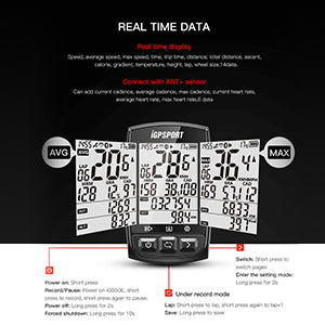 【IGPSPORT】CICLOCOMPUTADOR GPS IGS50E