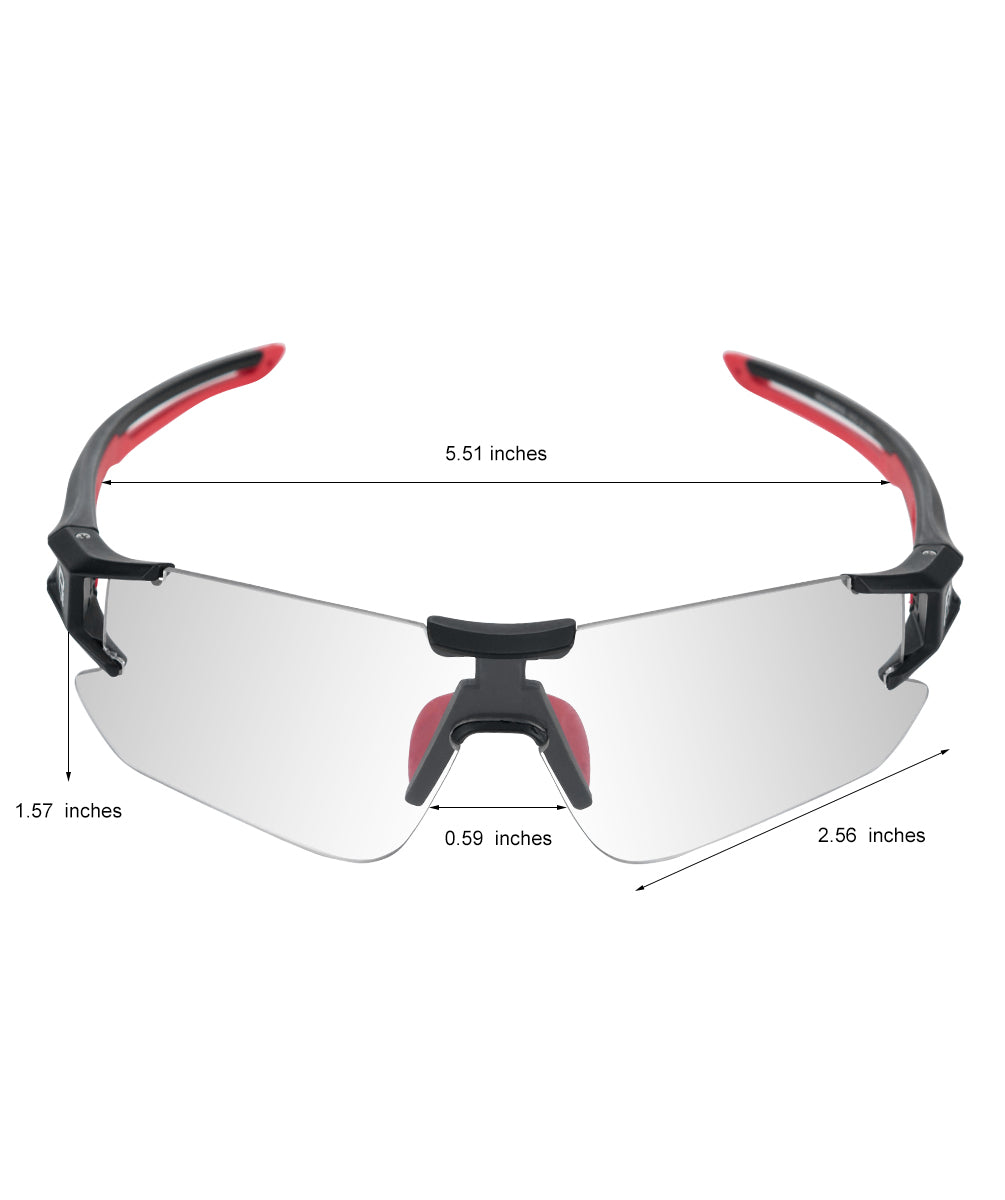 Gafas deportivas fotocromáticas para ciclismo