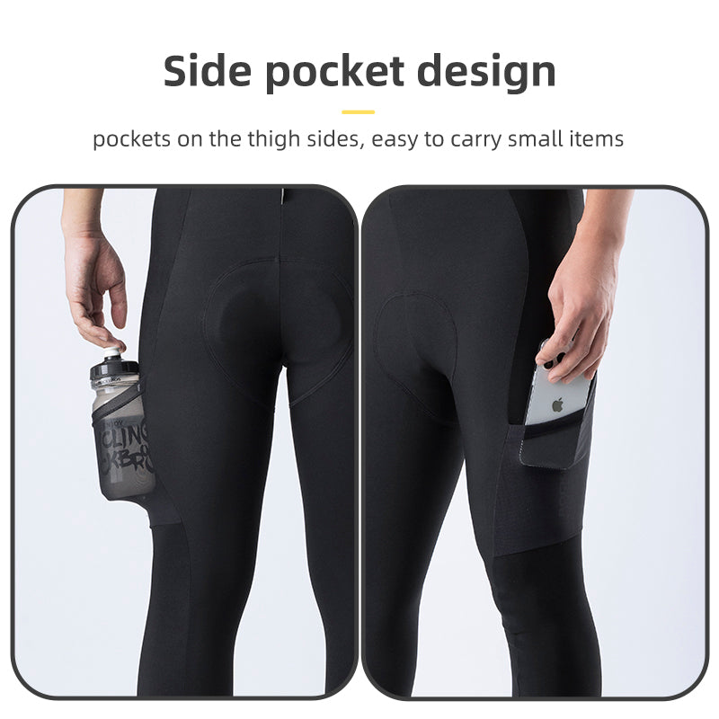 Culottes de ciclismo ROCKBROS con pantalón de bicicleta elástico acolchado 3D