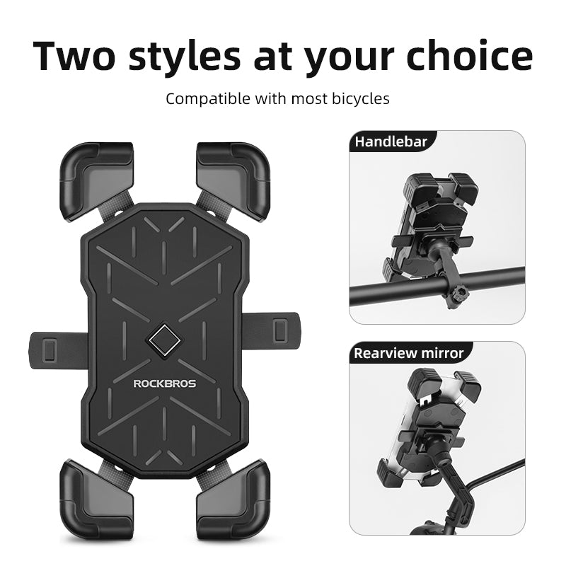 ROCKBROS HW-117 Bike Phone Mount 1s Lock Bike - ROCKBROS
