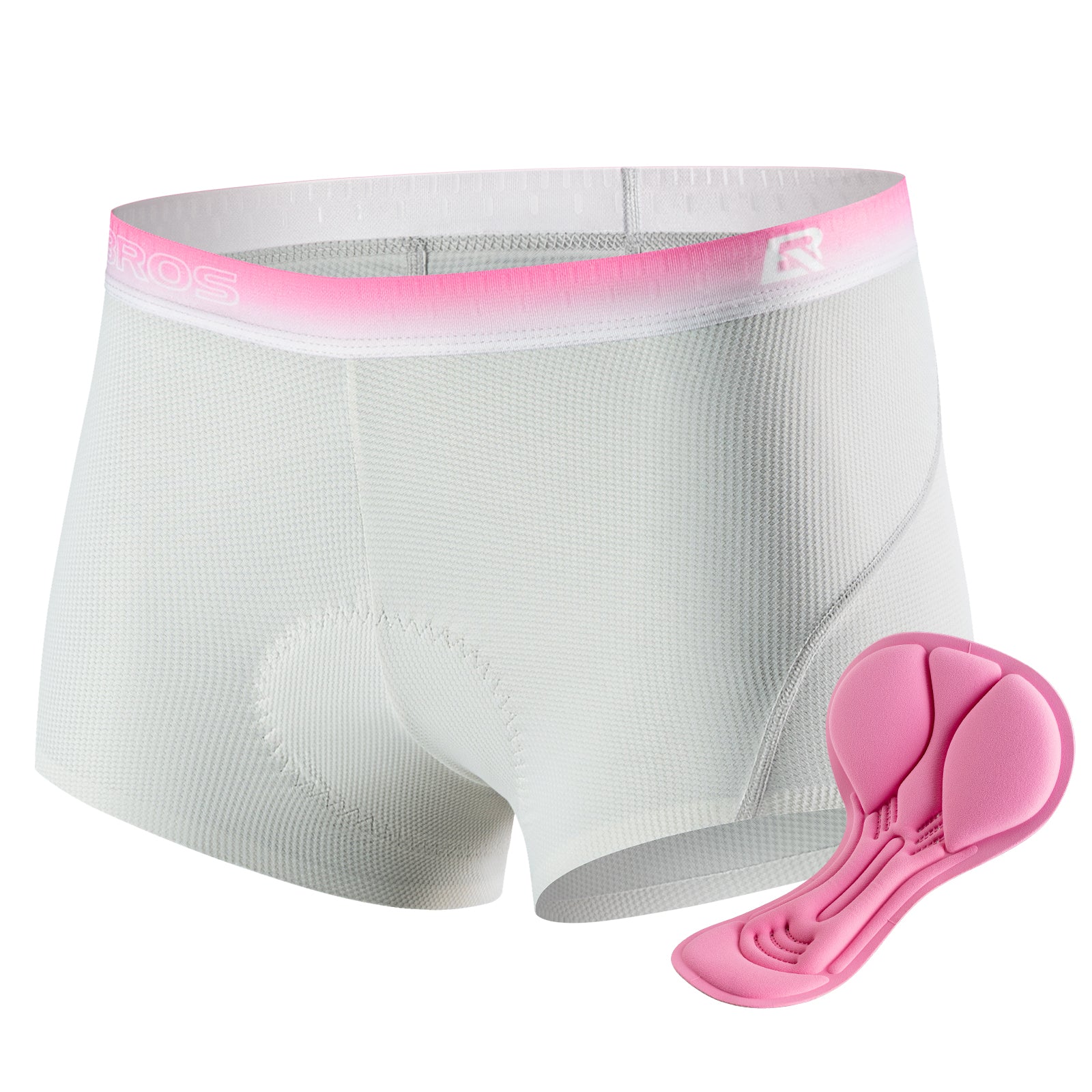 ROCKBROS Ropa Interior de Ciclismo para Mujer, Pantalones Cortos de Ciclismo Acolchados 4D